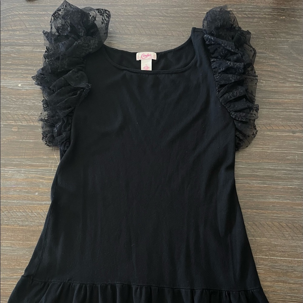 Used. Black Dress . Candies brand . Size Large